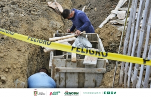 Construcción de redes de aguas servidas en la ciudad