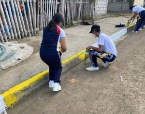 Minga de limpieza es realizada por KDTS de la República del Ecuador