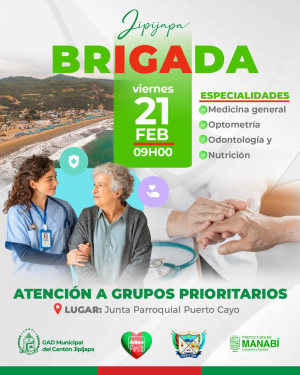 Te invitamos a una nueva Brigada Médica y Odontológica para grupos prioritarios