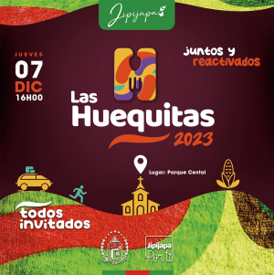 Huequitas la feria de emprendedores promocionan sus platos