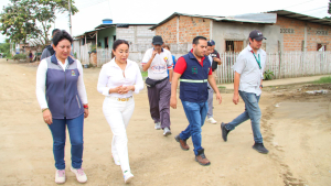 Nuestra alcaldesa, Dra. Angela Plúa, recorrió la ciudadela La FAE