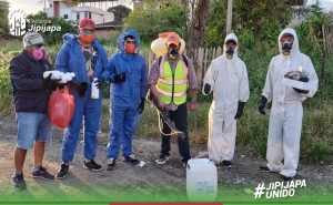 Entrega de insumos de fumigación