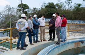 Verificación de avances de la obra en la planta San Manuel