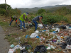 Limpieza en el km1 vía a Puerto Cayo