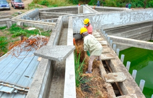 Trabajos en la Planta de Aguas Residuales