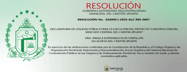 RESOLUCIÓN No. GADMCJ-2026-ALC-RES-0007