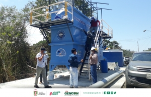 Colocación de Planta Potabilizadora de Agua
