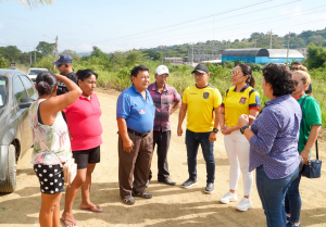 Recorrimos trabajos de mejoramiento vial
