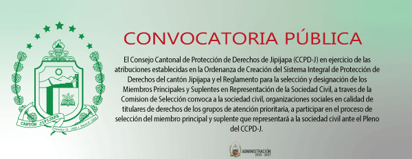 CONVOCATORIA PÚBLICA