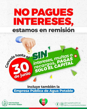 ¡No pagues intereses y multas! Aprovecha hasta el 30 de junio para cancelar tus contribuciones municipales.