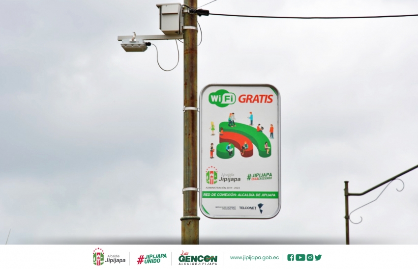 Habilitación de puntos wifi gratuitos en varias zonas de la urbe