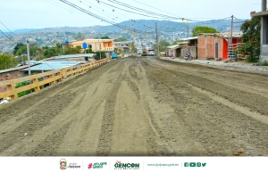 Mejoramiento de tramo de la calle Juan Montalvo a nivel de doble riego bituminoso
