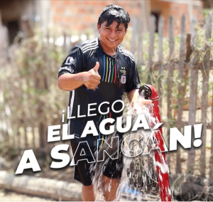 Sancán al fin cuenta con agua potable